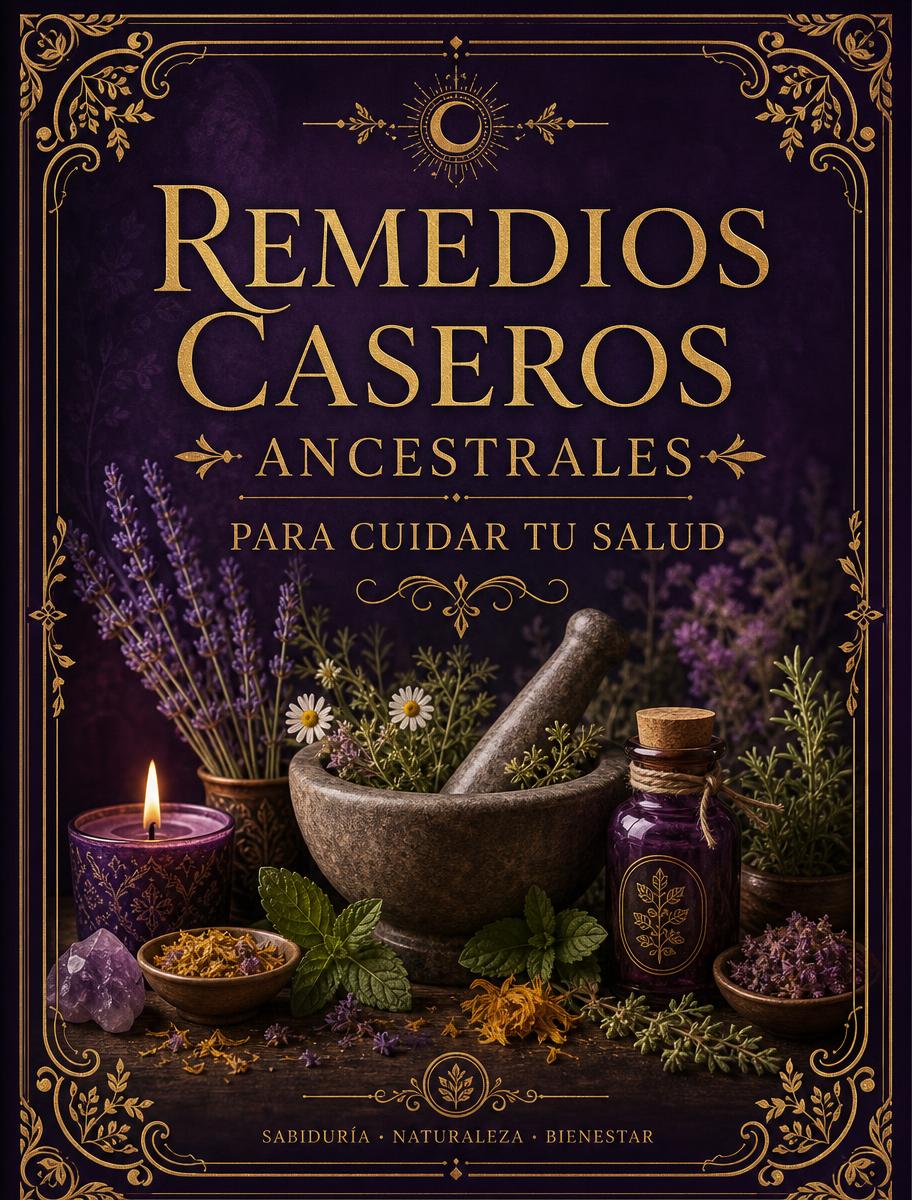 Portada del ebook "Remedios Caseros Ancestrales para Cuidar tu Salud"